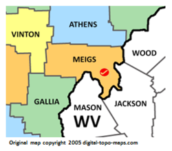 Meigs Neighbor Map